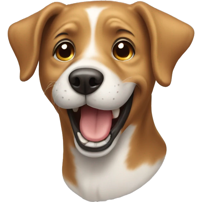 Happy dog emoji