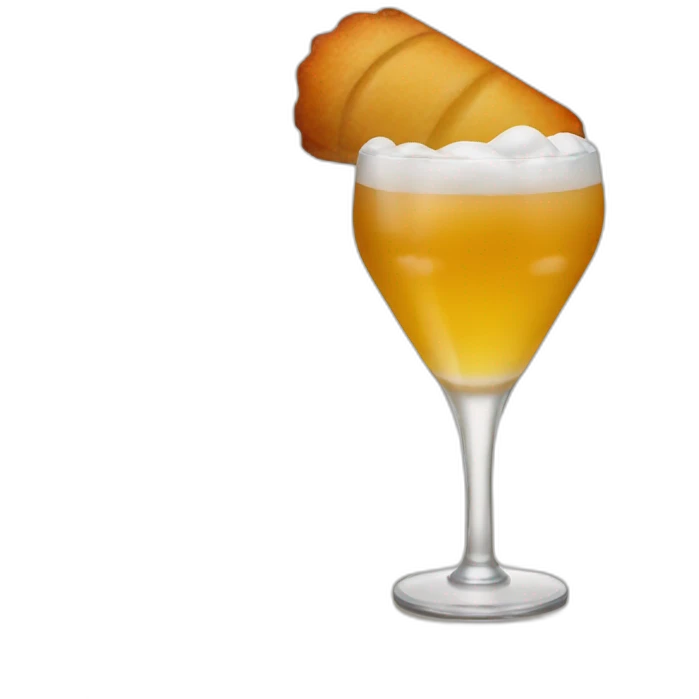Cocktail madeleine emoji