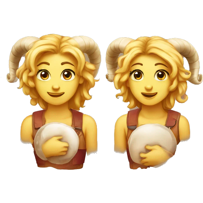 Emoji of aries ♈ and ♓ piscis emoji