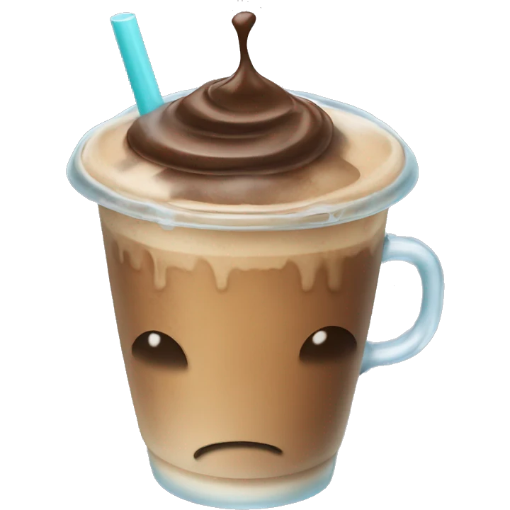 Iced coffee  emoji