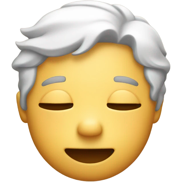 Sleepy smiley emoji
