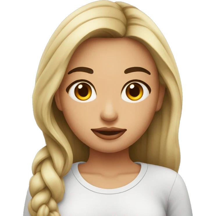 mujer con piercing del labio y la nariz  emoji