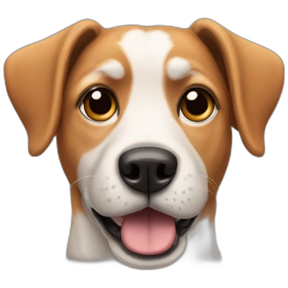 dog called marcus with floppy ears emoji