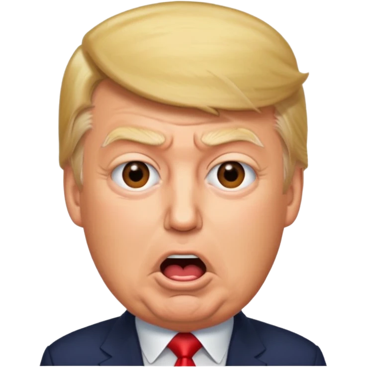 Donald trump Moaning emoji