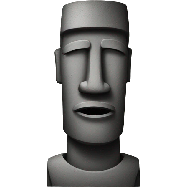 french moai emoji