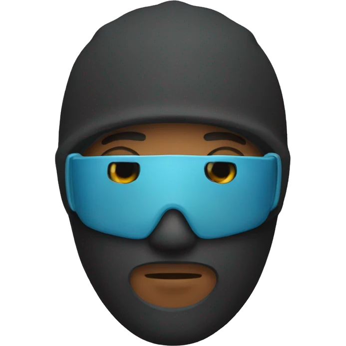 Man with a ski mask  emoji