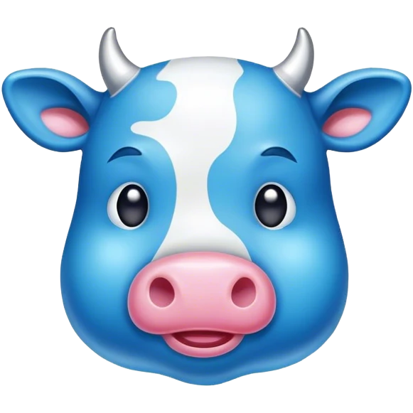 blue cow gummy emoji