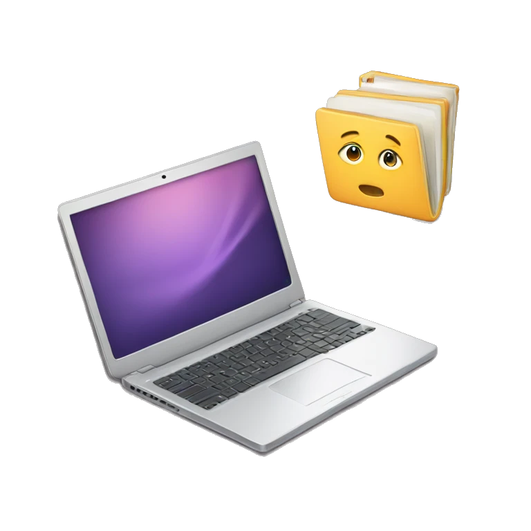 Laptop and notebook  emoji