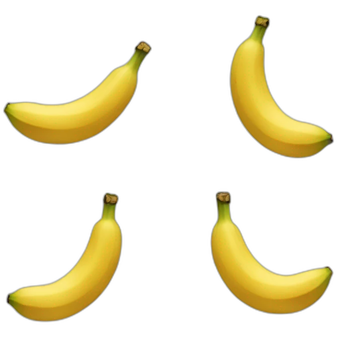 banana with arms legs and smile emoji