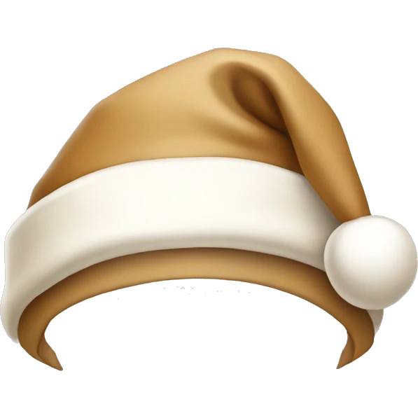 Beige Santa hat  emoji