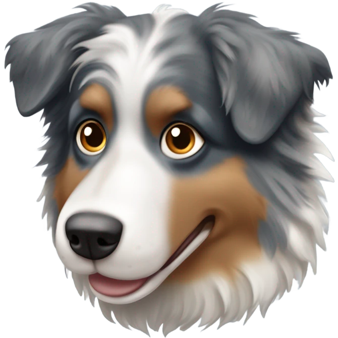 Australian shepherd dog￼ emoji