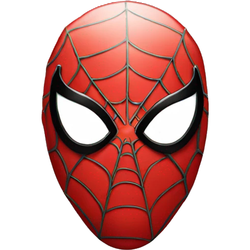 Spiderman mask emoji