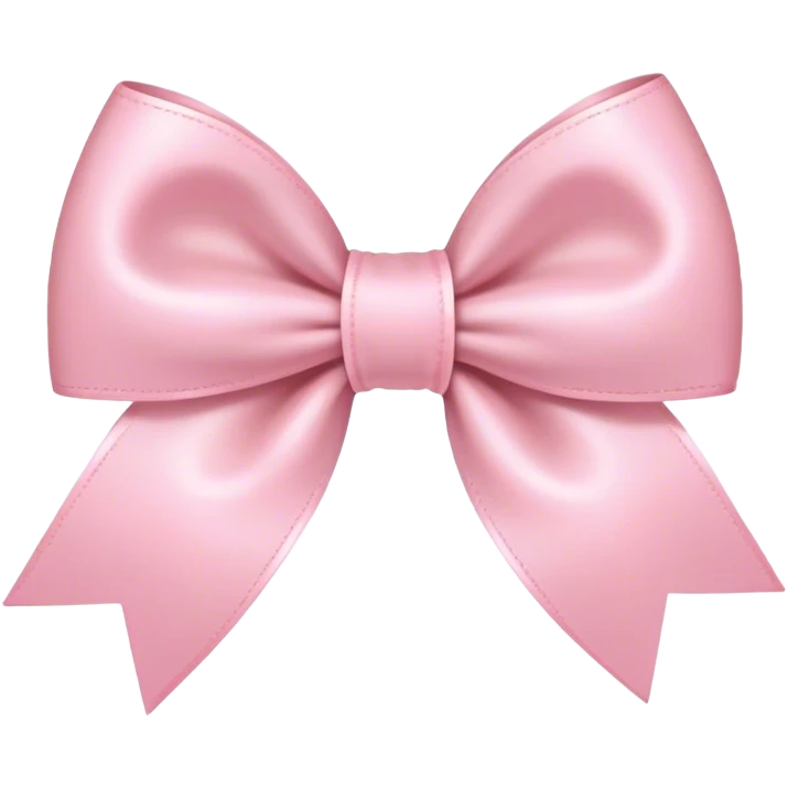 light pink bow on light pink bow emoji