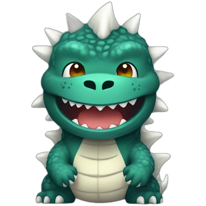  cute Godzilla emoji