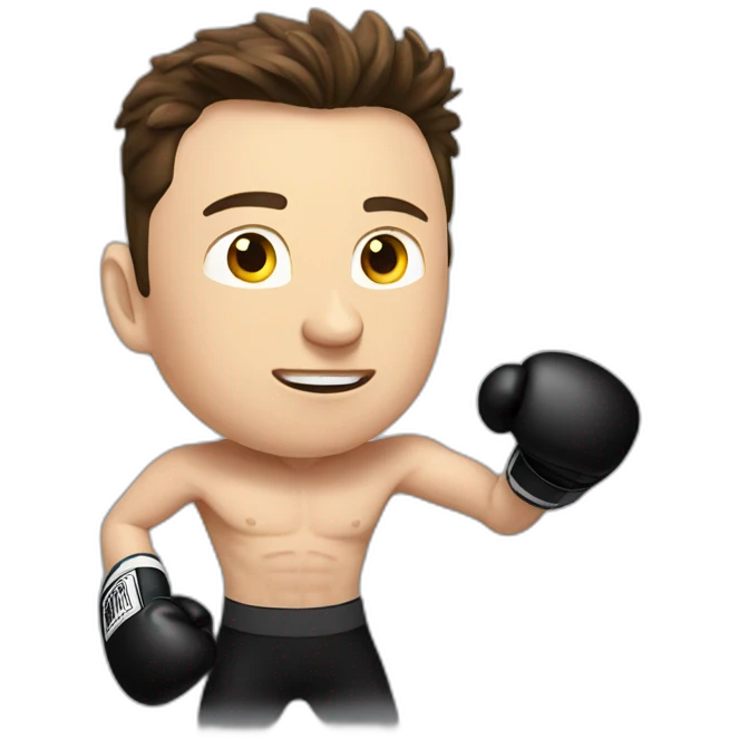 Elon musk boxing emoji