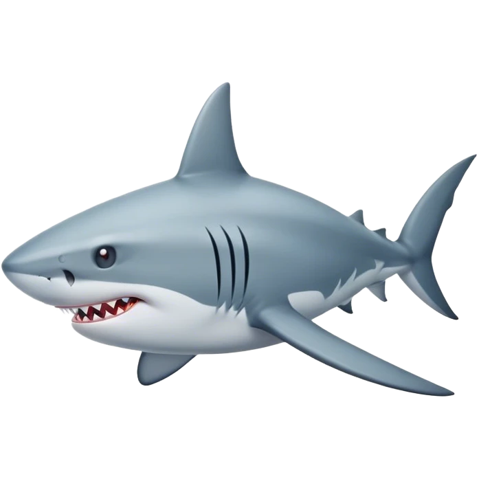 Shark with emoji