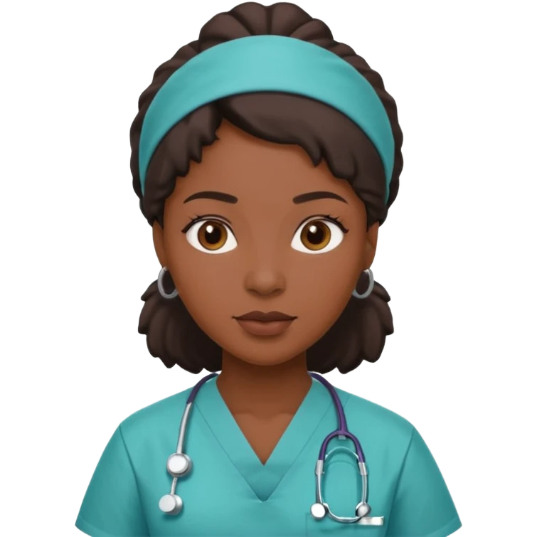 black woman surgeon emoji