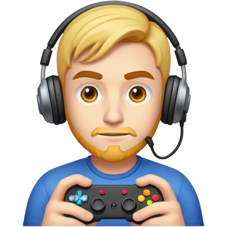 bold gamer 36 years old  emoji