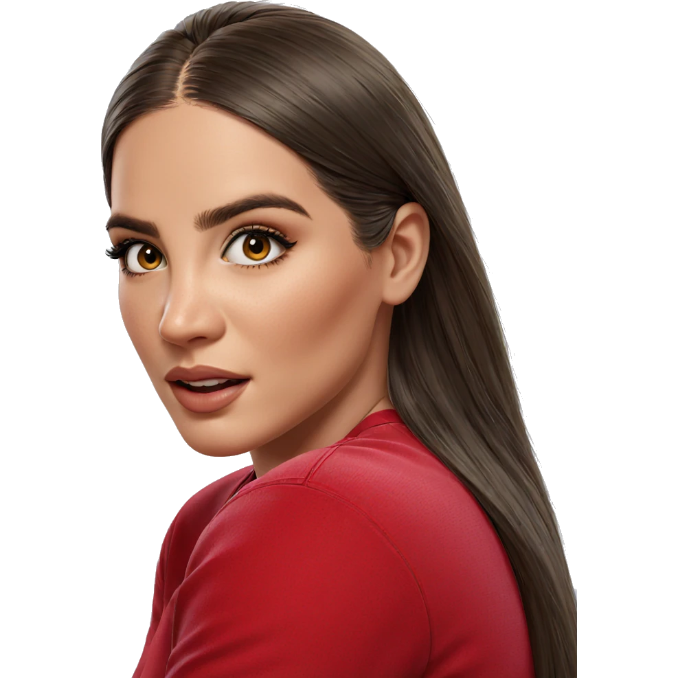 realistic portrait of girl emoji