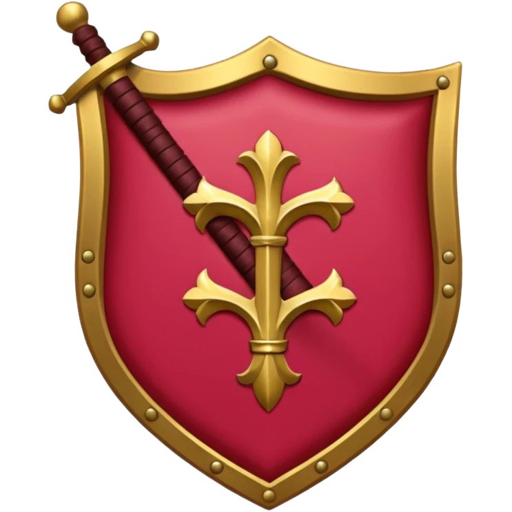 brasão sangrando medieval rosa de sangue vermelha emoji
