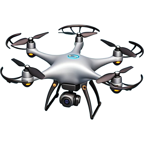 Cute drone swarm emoji