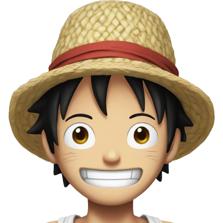 Luffy from one piece emoji