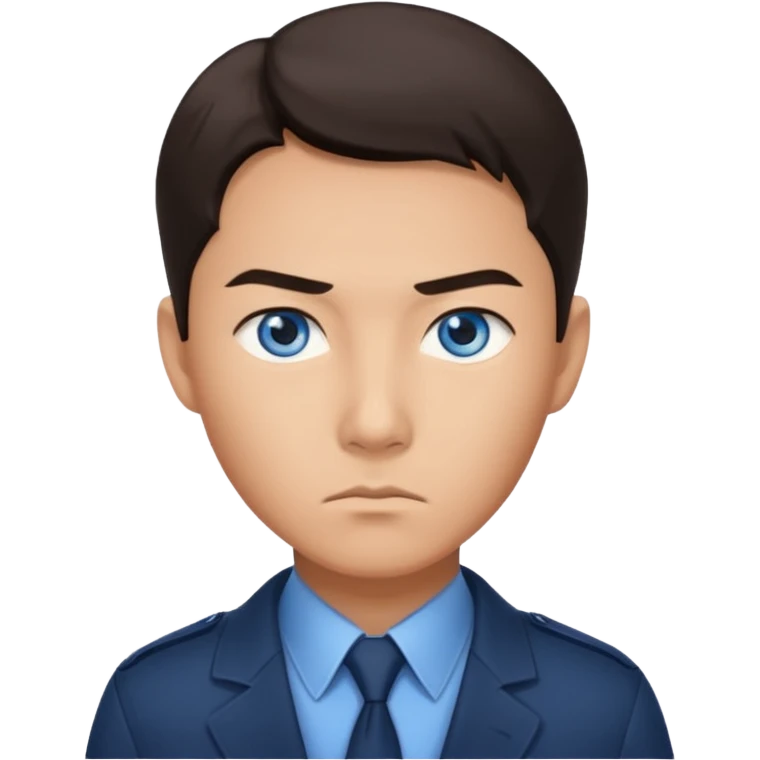 detective, asian, blue  emoji
