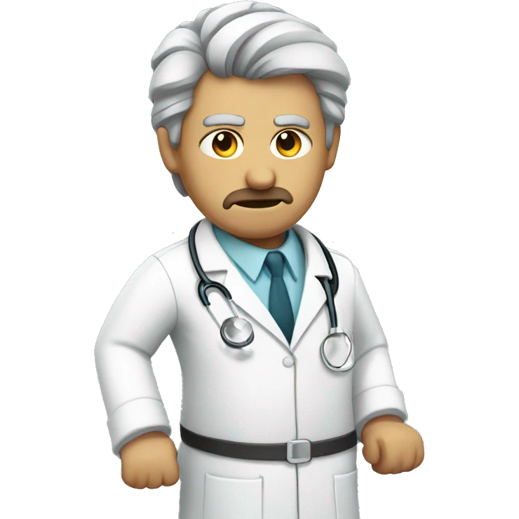 Doctor unhappy  emoji