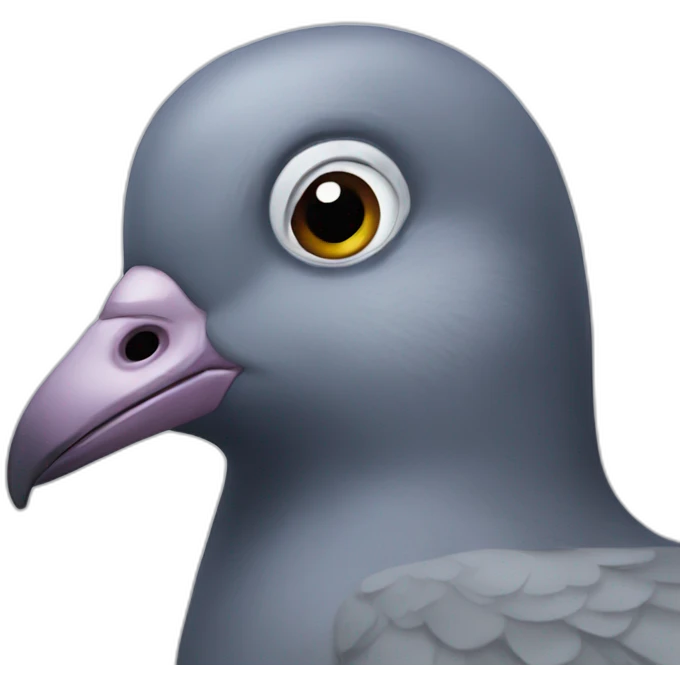 pigeon-face emoji