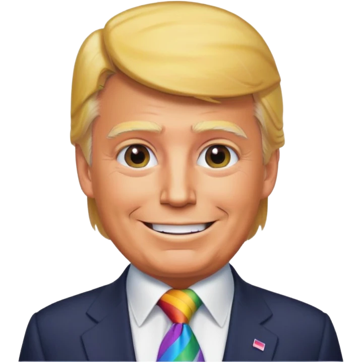 Trump gay emoji