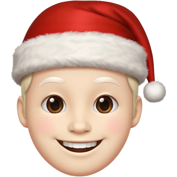 Now make the christmas head White  emoji