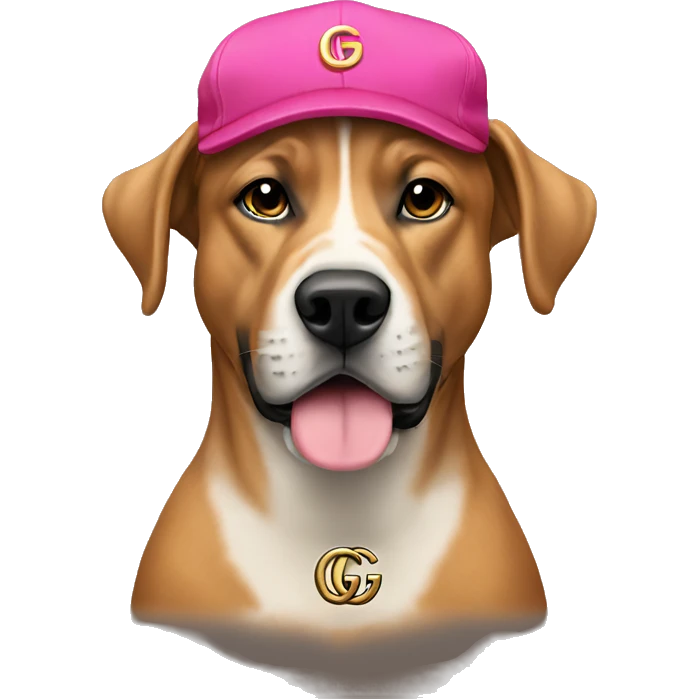 Black stafford with Gucci hat emoji