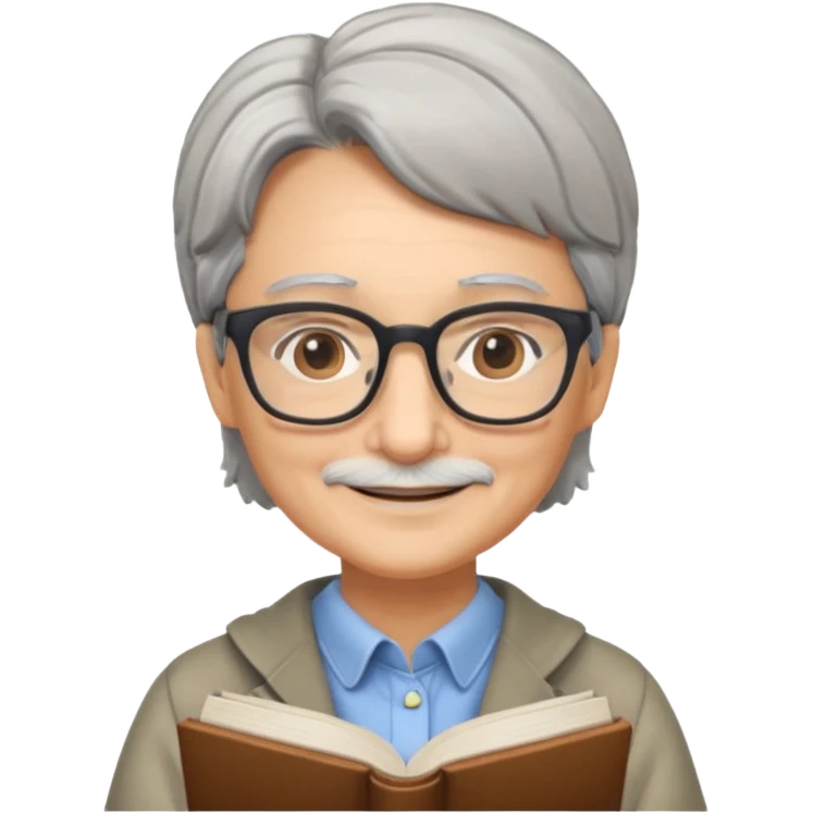 The wise librarian emoji