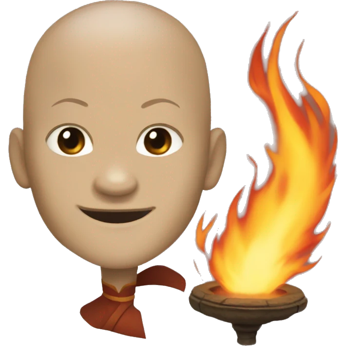 Firebender from Avatar the last airbender emoji