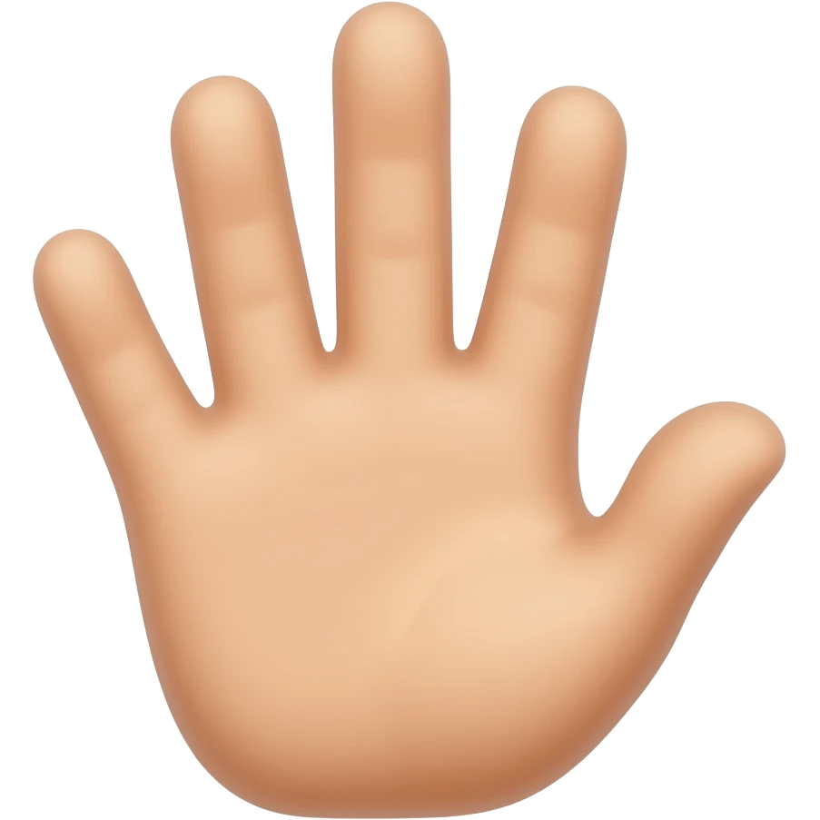 emoji arm geste offene hand, kein körper emoji