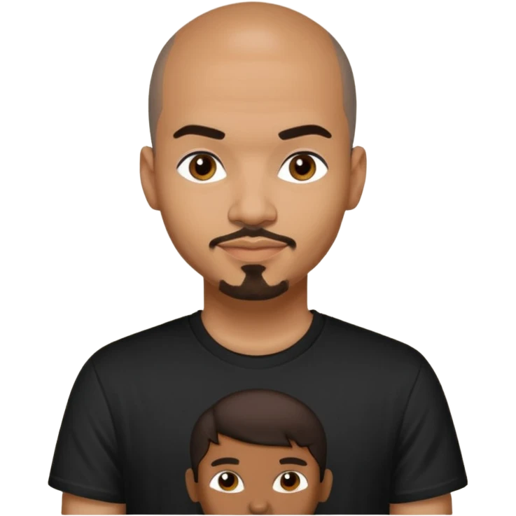 Chico DeBarge (b.1966) with dark brown hair emoji
