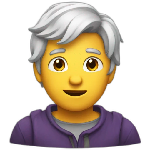 personnage géné emoji