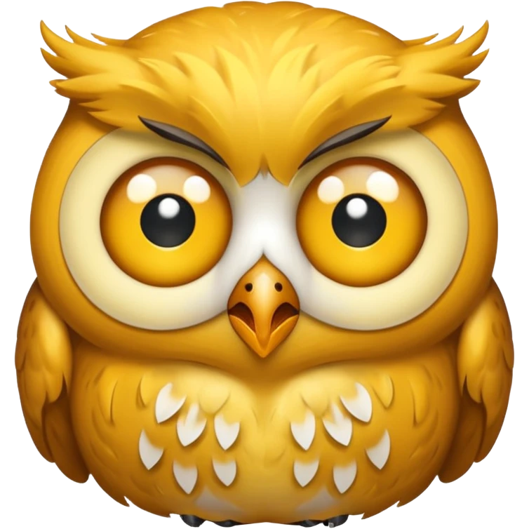 owl emoticon that is crying emoji