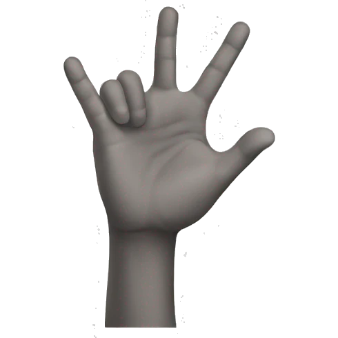 Hand doing an L emoji