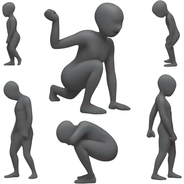 squatting emoji emoji
