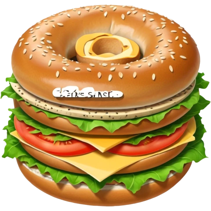 no no i want the Bagel Sandwich in 5–20° gentle bird’s-eye angle

with bun abit on side not on top  emoji