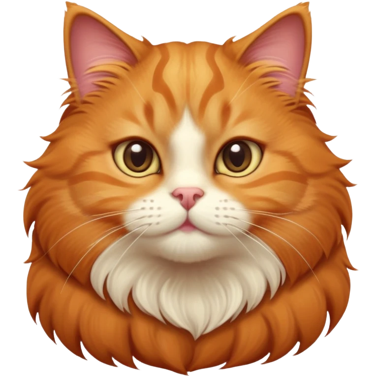cinematic-adorable-big-eyed-fluffy-solid ginger-persian-cat-portrait-emoji,-head-tilted-playfully-with-a-sweet-expression,-fluffy-solid ginger-fur,-simplified-yet-irresistibly-cute-features-with-large,-expression, solid ginger cat emoji