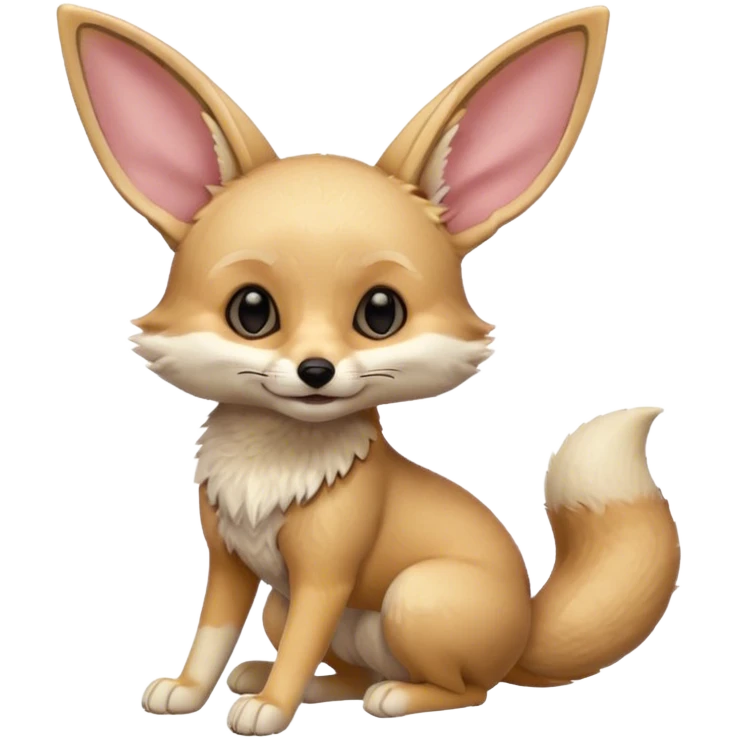 fennec playing with toys  emoji