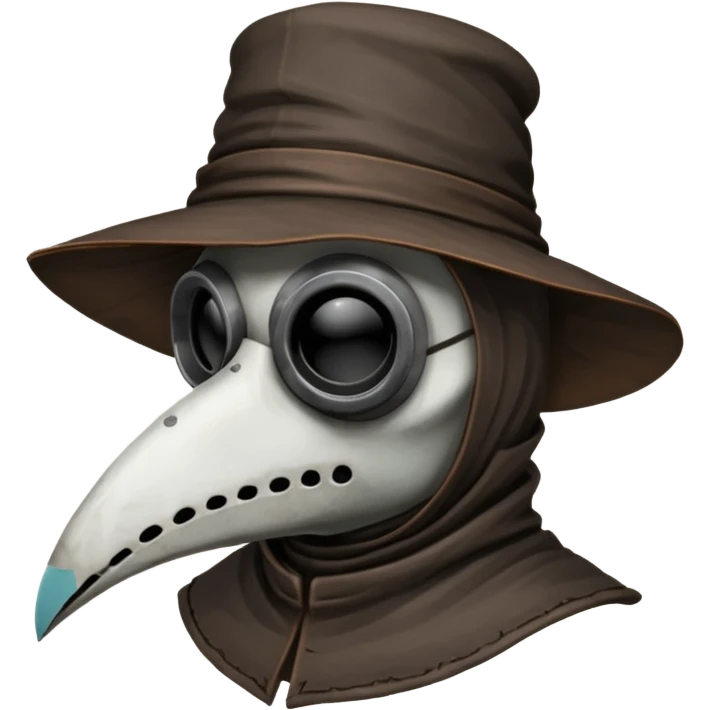 plague doctor head emoji