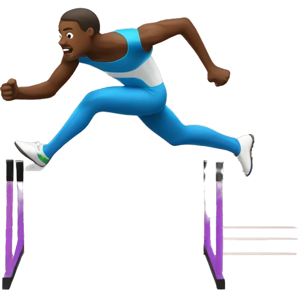 track and field hurdle emoji