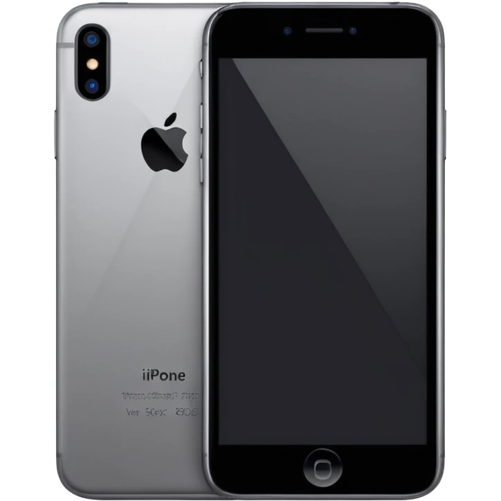 iPhone with black screen  emoji