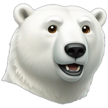 polar bear emoji