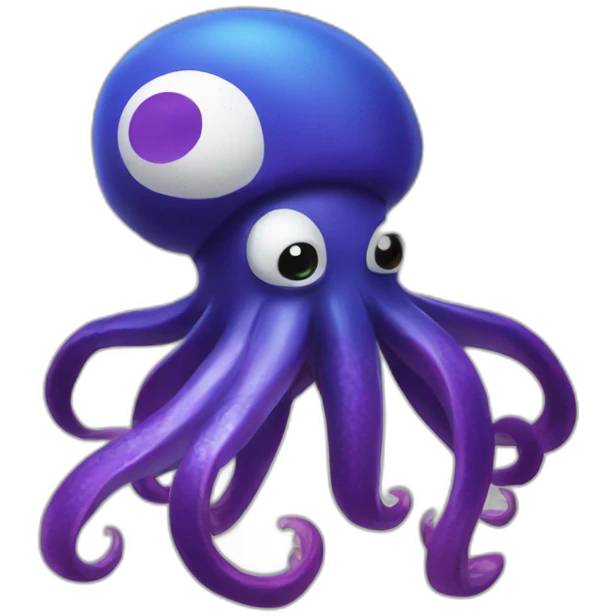 Splatoon squid emoji