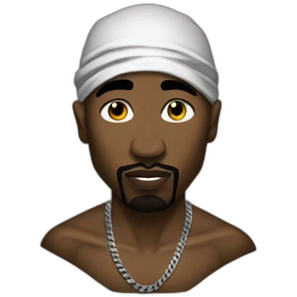 Tupac shakur thug emoji