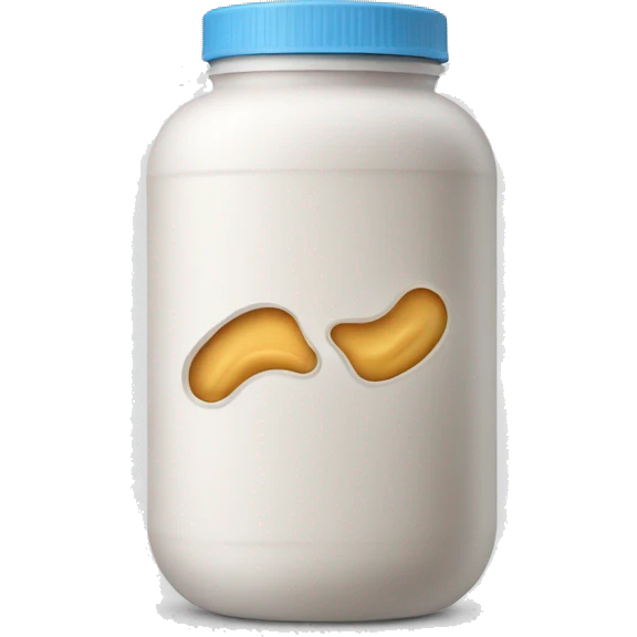 Protein powder emoji